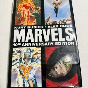 Marvel 10th Anniversary Edition Art - Red, Blue, Black